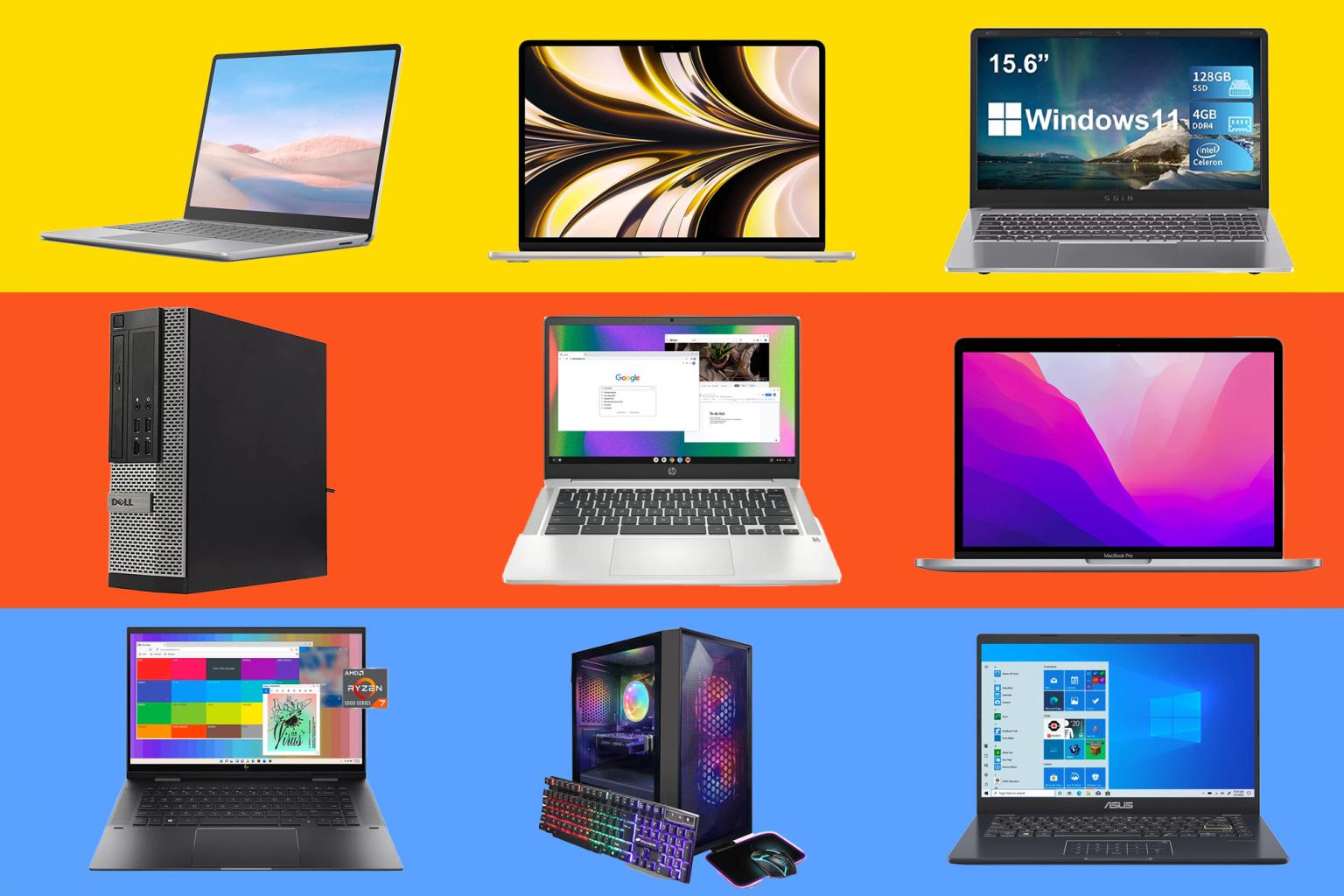 Apple & Window Laptops